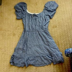 Blue Floral Abercrombie Dress